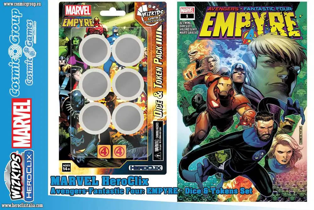 AVENGERS - Marvel HeroClix Avengers F4 Empyre Dice Token - Figurine
